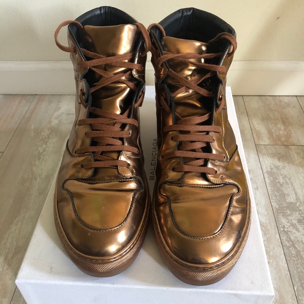 Rodeo Limited edition balenciaga bronze high tops